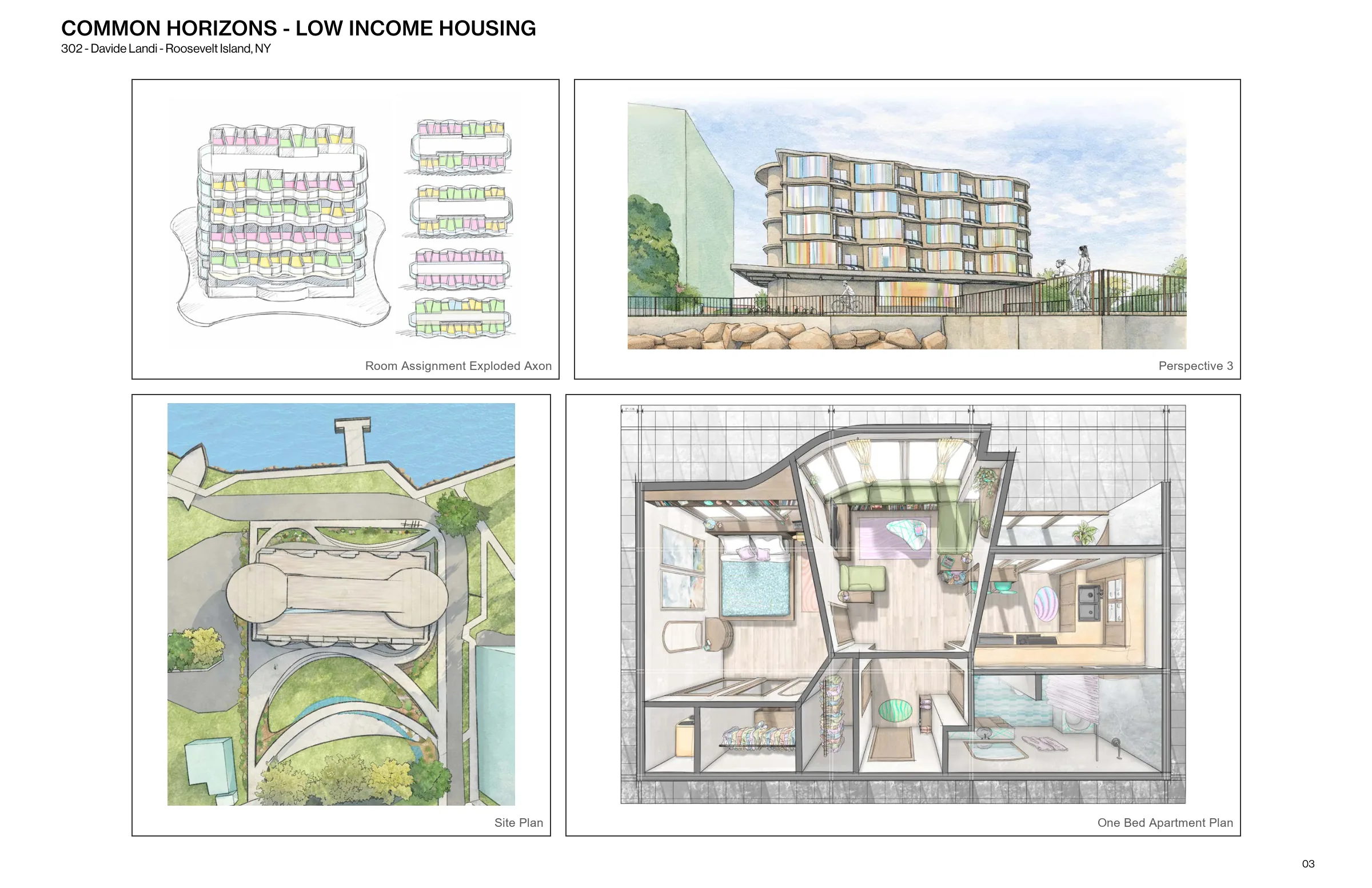 Common Horizons — drawings and renderings.